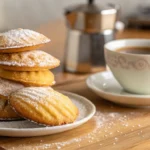 Easy madeleine cookies recipe using cream