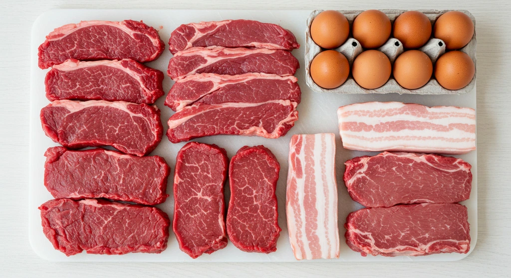Zero-carb meat options vs hidden carb animal products for carnivore diet recipes