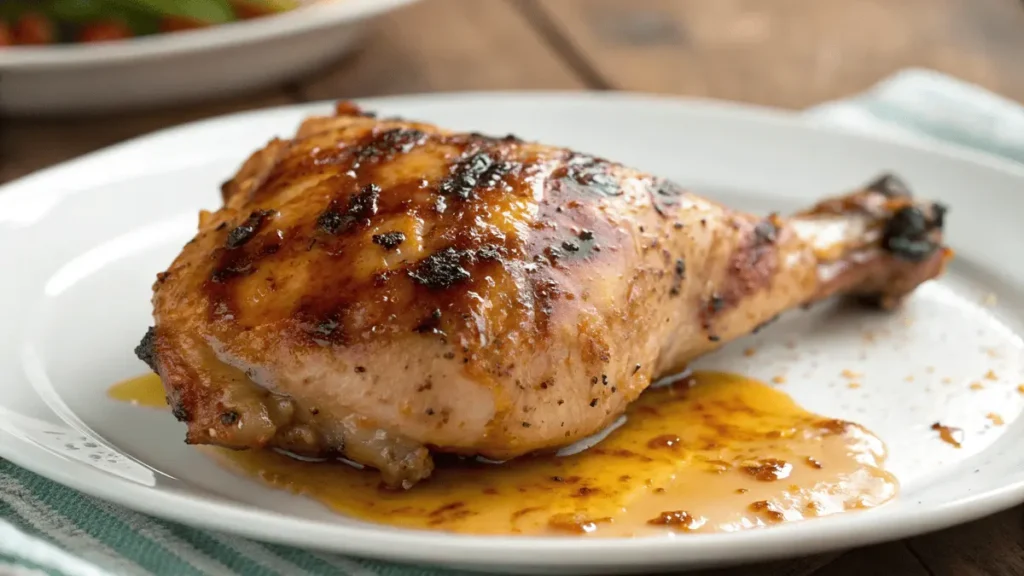 Grilled chicken thigh showing protein, iron, and vitamin content for carnivore diet benefits