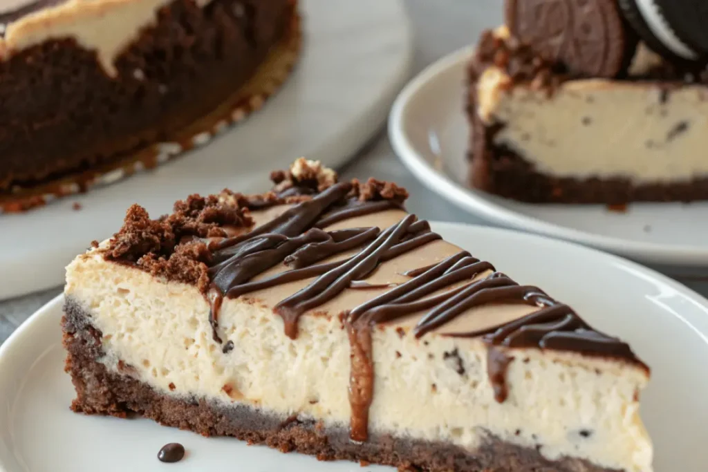 Nutella cheesecake and Oreo pie made using condensed milk, easy no-bake dessert ideas.