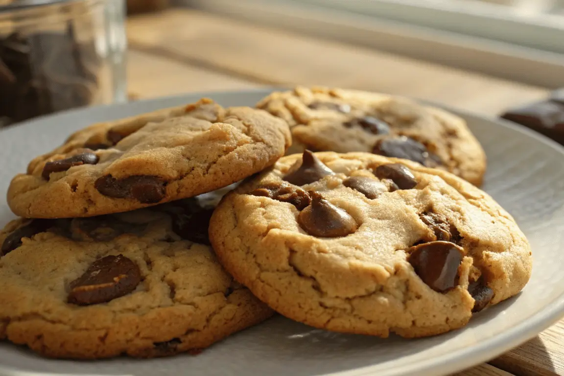 Chocolate chip cookie recipe with melting chocolate