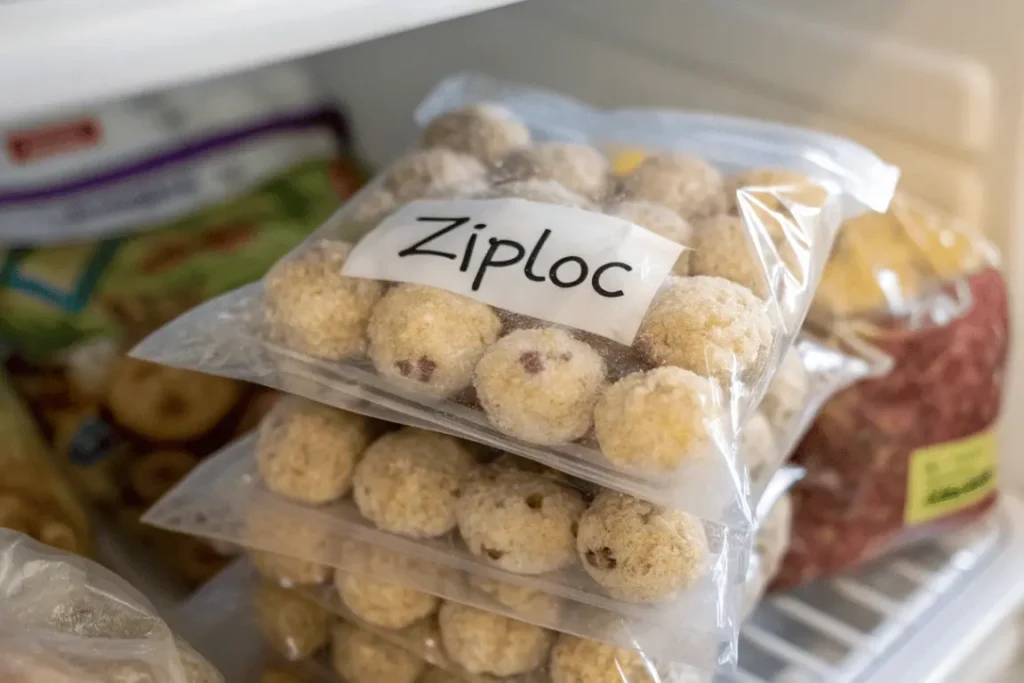 How to store chocolate chip cookie dough in freezer